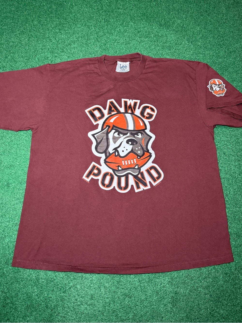 Vintage 90s Cleveland Browns Dawg Pound T-shirt, NFL Football XXL 2XL Cavs